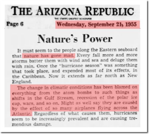 arizona republic extreme weather 1955