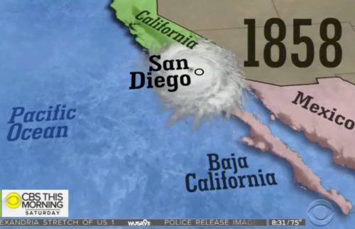 cbs this am hurricanes california