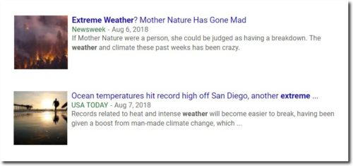 extreme weather headlines aug 6-7 2018