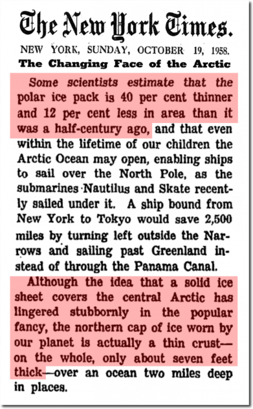 nytimes 1958 nw passage