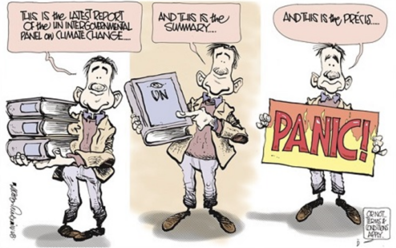cartoon ipcc warming panic