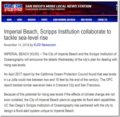 imperial beach scripps sea level