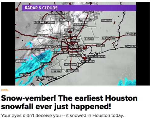 khou houson snowfall