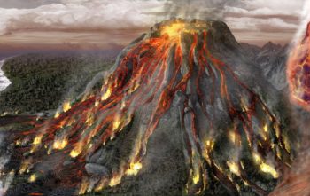 prehistoric volcanic eruption