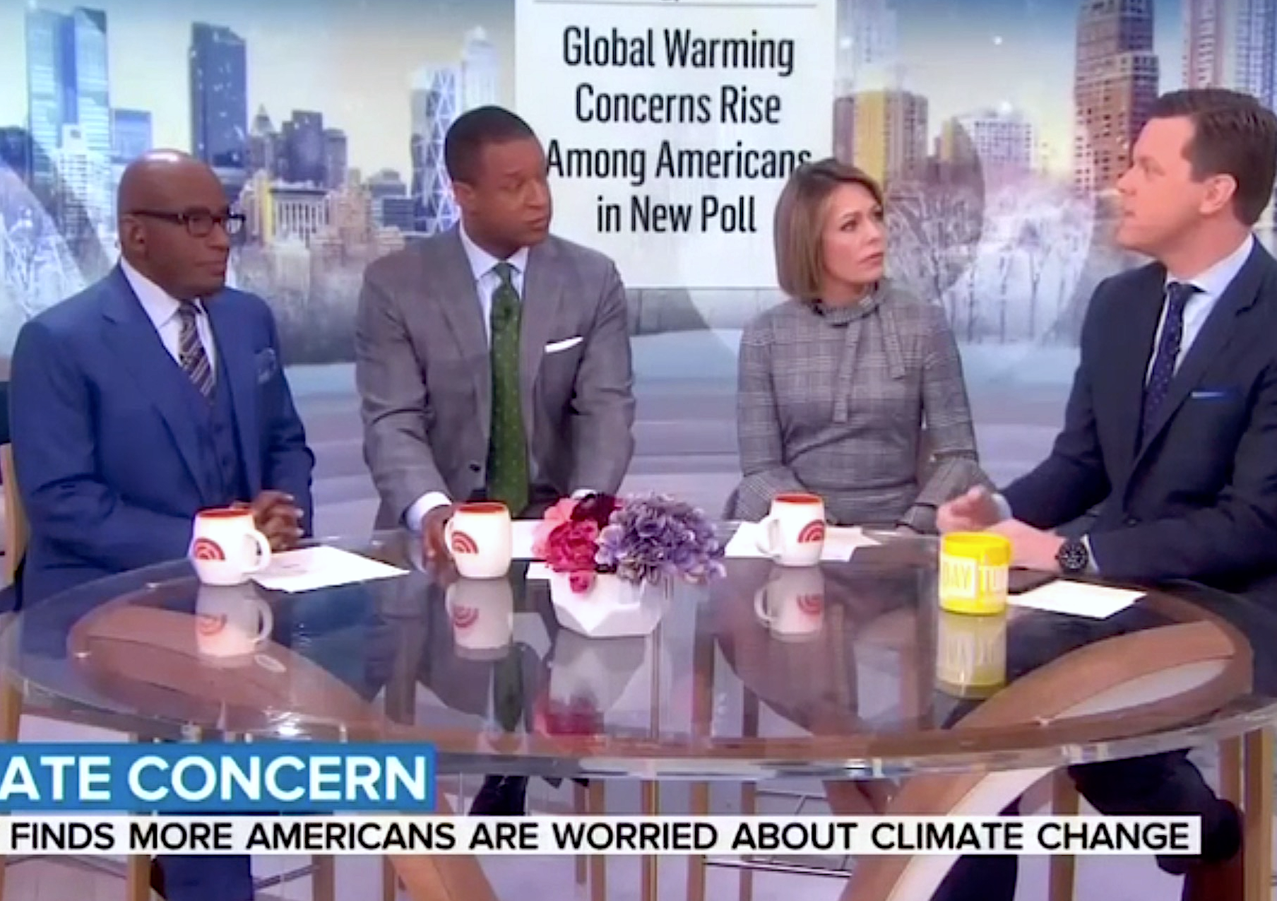 NBC's Roker Joyous Over Climate Poll Results
