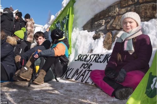 Greta Thunberg climate protest