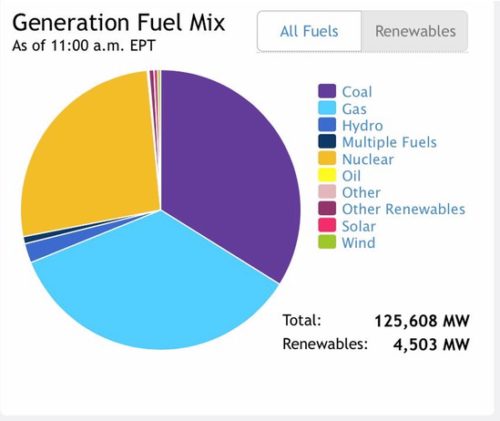 current fuel mix