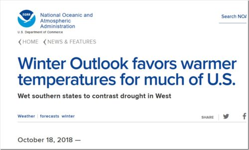 noaa 2018-2019 winter outlook