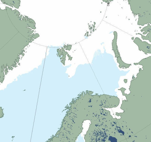 sea ice east greenland barent kara