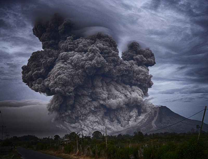 volcanic eruption