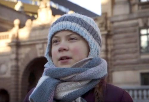 greta thunberg outdoors