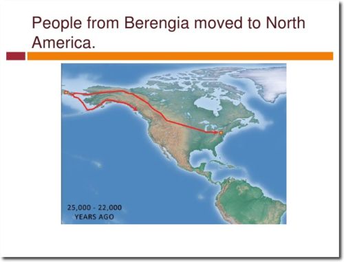 humans north america 25000 years ago