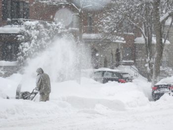 winter blizzard upper midwest