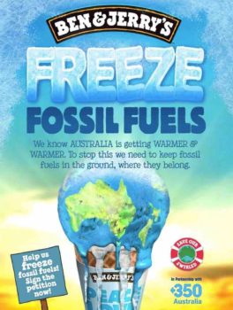 ben and jerrys freeze fossil fuels