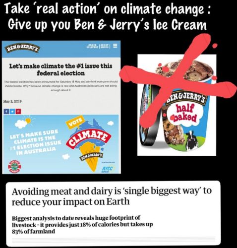 Give up buying imported foreign made Ben & Jerry’s ice-cream.