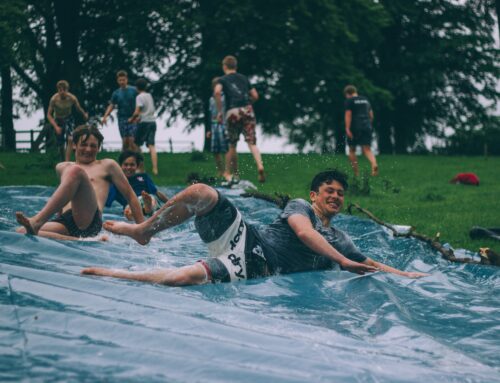 water slide cool heat