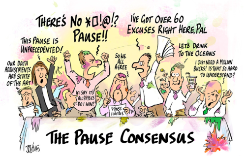 cartoon pause consensus