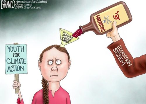 cartoon greta socialism