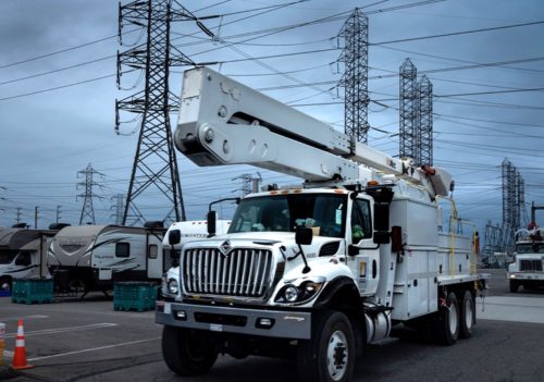 blackout repair truck