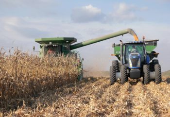 corn harvester