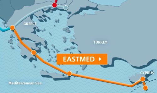 eastmed pipeline route