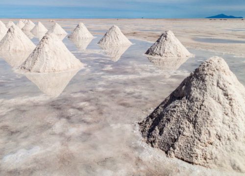 brine lakes South America