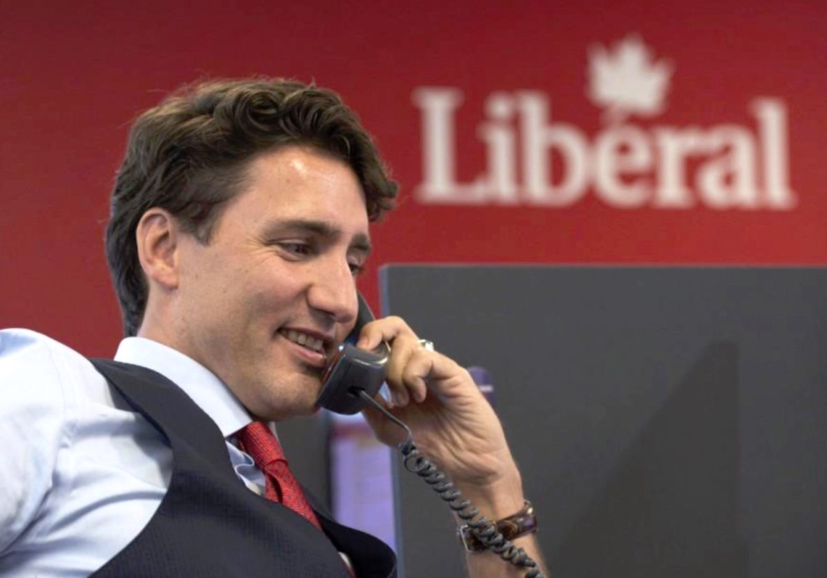 trudeau phone