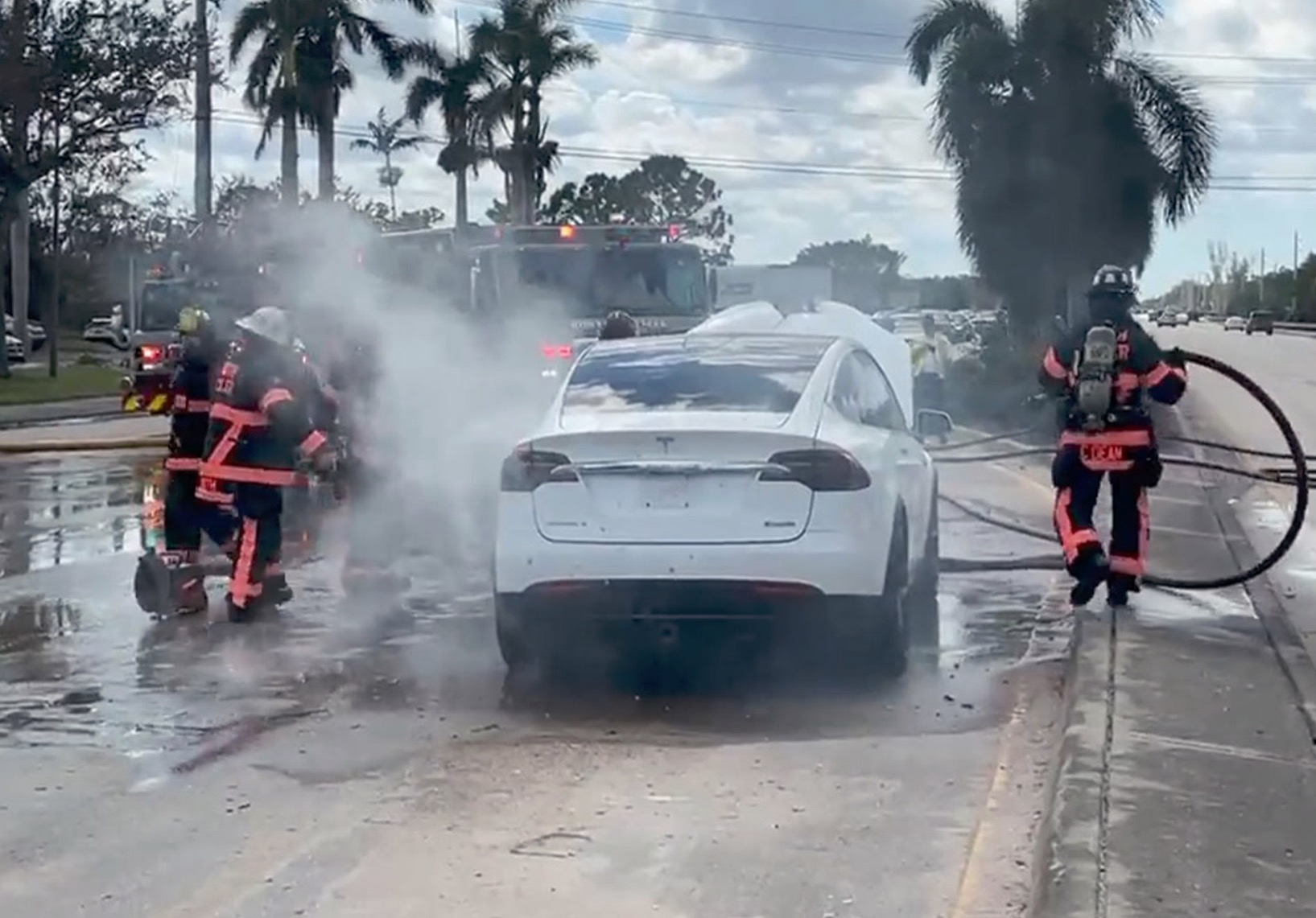 Electric Vehicles Catching Fire From Water Damage After Hurricane Ian