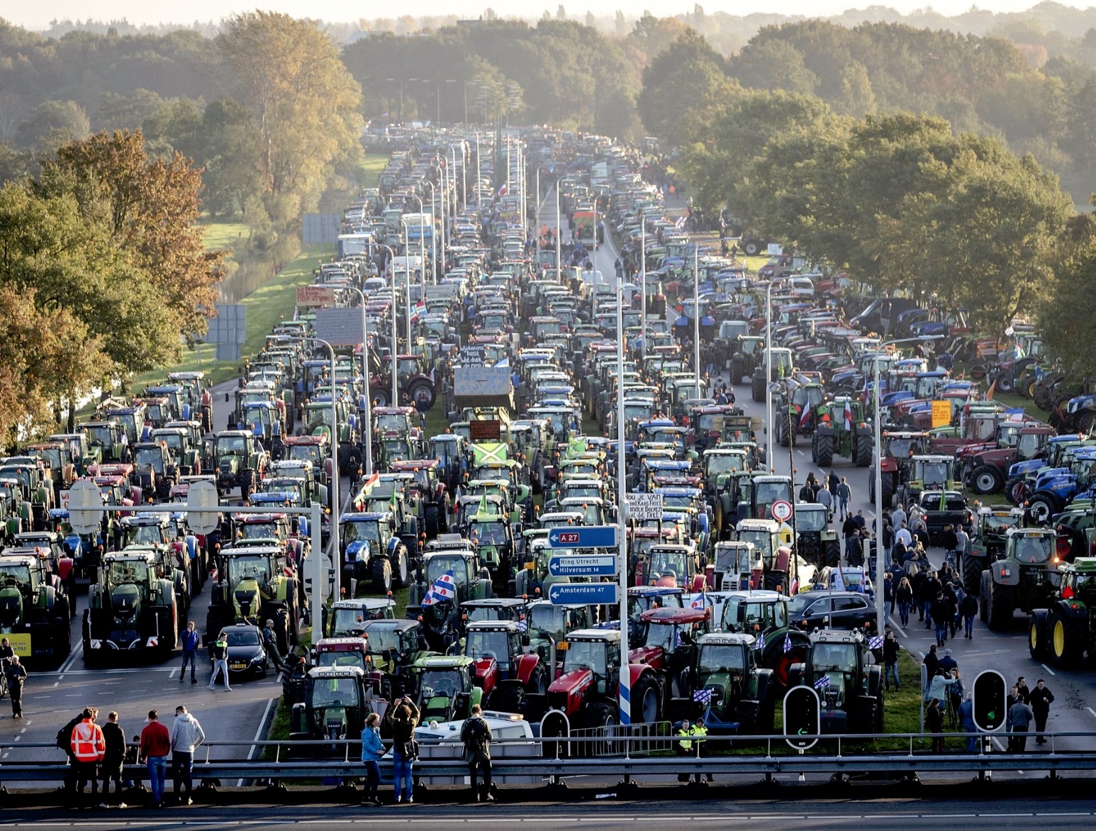 Dutch Farmers Mass Protest 