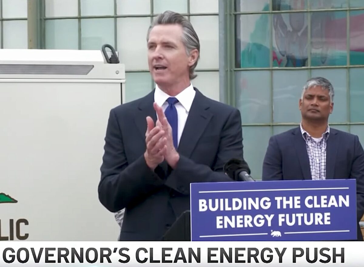 newsom clean energy press