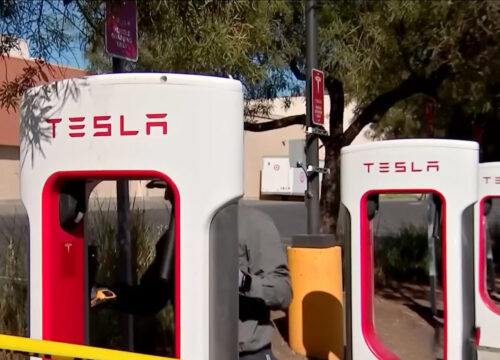 tesla charging copper cables