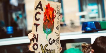 protest go vegan