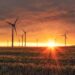 wind turbines farmland