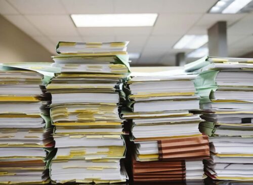 bureaucrat red tape paperwork