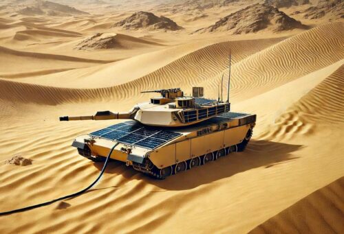 electric tank desert