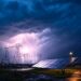 power grid lines solar