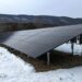 solar panels snow