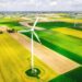 wind farm fields