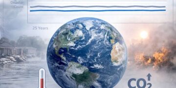 Global disaster counts remain flat over 25 years, despite rising CO2 and record temperatures
