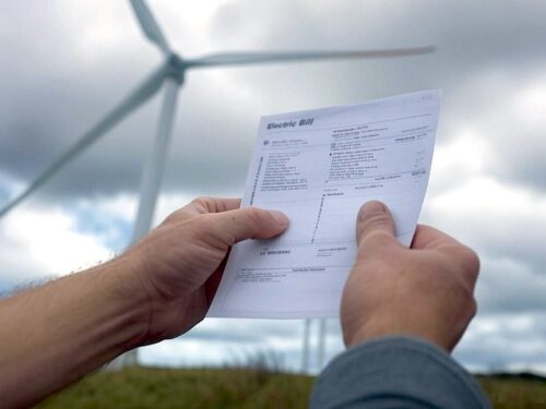 wind energy electric bill