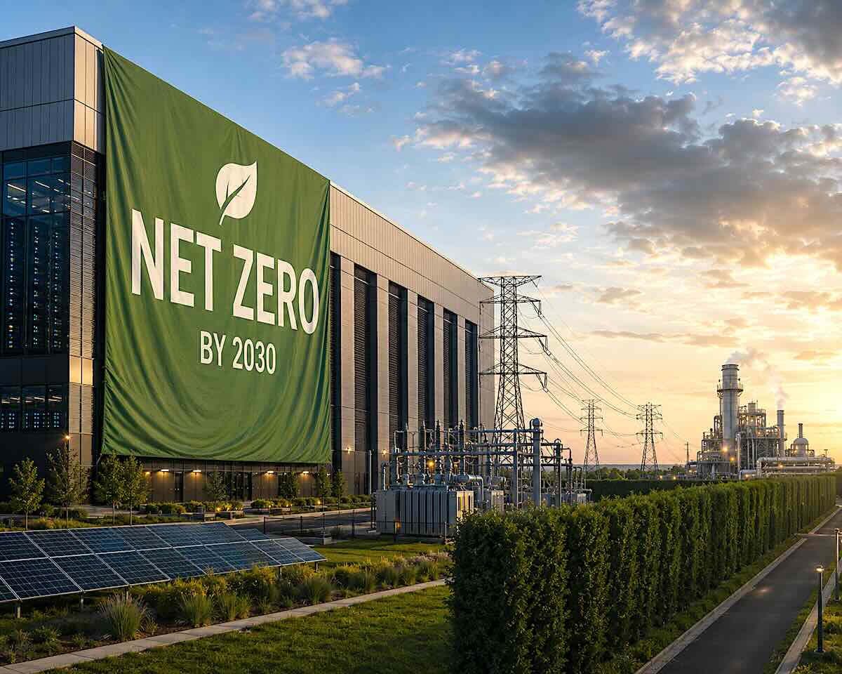 Big Tech's Net Zero Fantasy Collides With AI Reality
