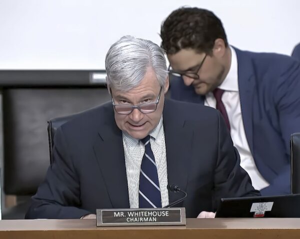 Senator Sheldon Whitehouse oil hearing