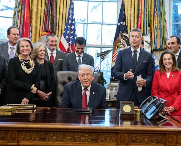 President Trump makes announcement on fuel economy standards in the Oval Office.