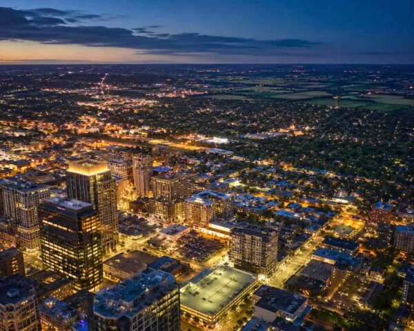 city dusk