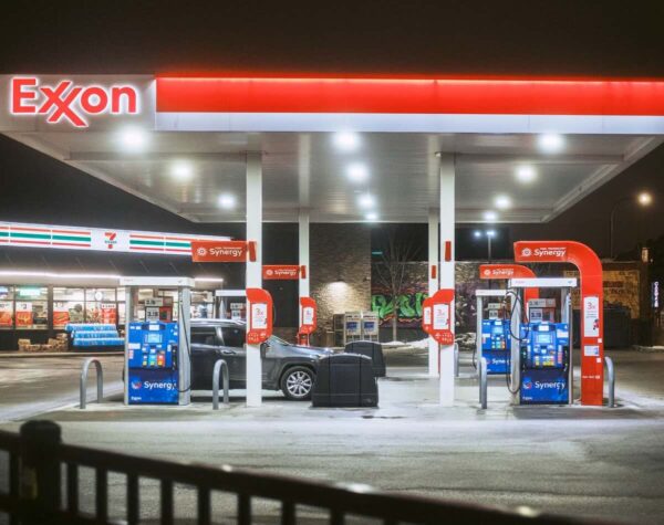 Exxon gas station