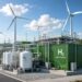 hydrogen electrolysis wind