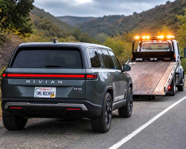 rivian tow truck