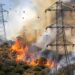 wildfire calif power lines