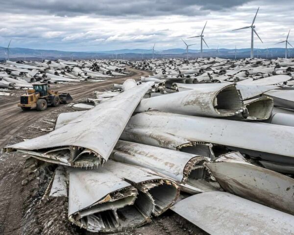 wind turbine graveyard